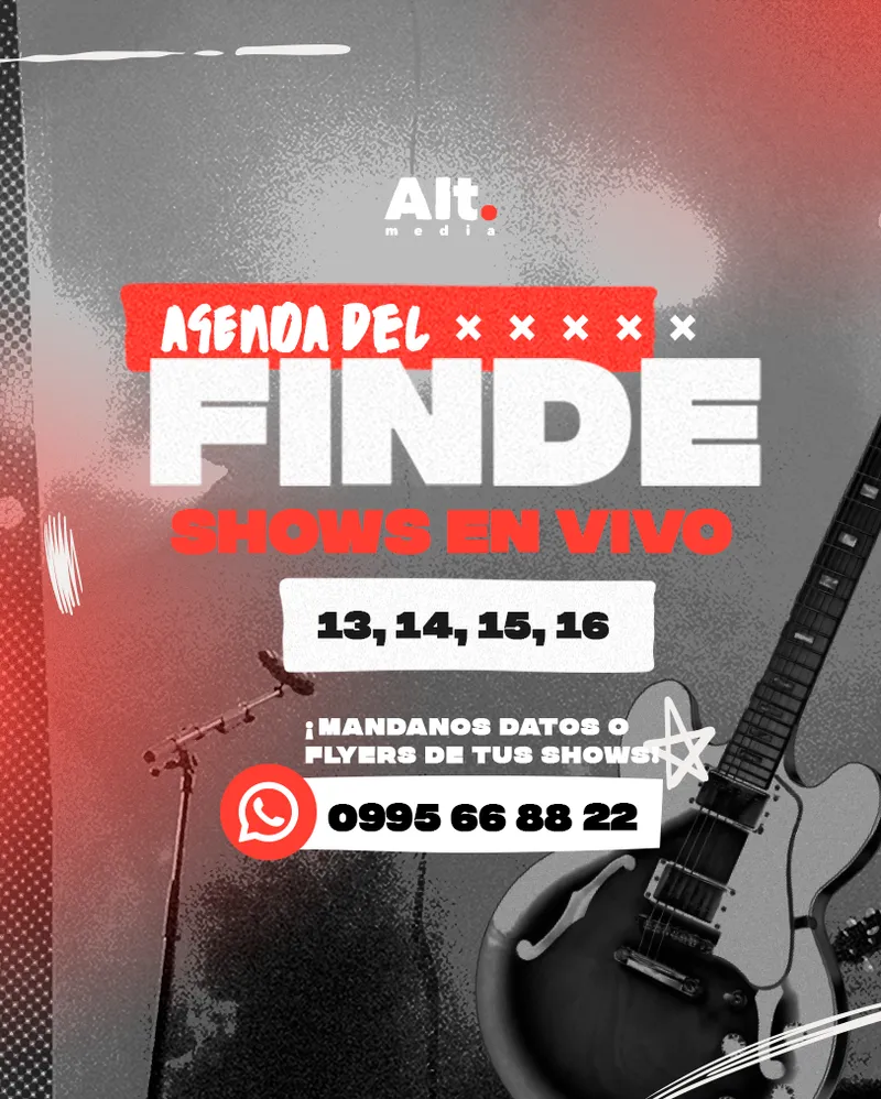 Portada de la agenda del finde de Alt Media, 13 al 16 de marzo.
